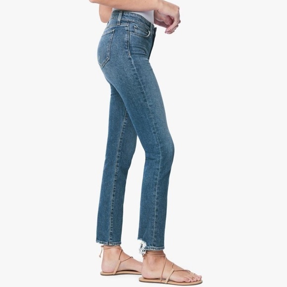 NWT Joes Jeans The Lara Mid Rise Cigarette Jeans in Scandal Medium Blue - Picture 2 of 10
